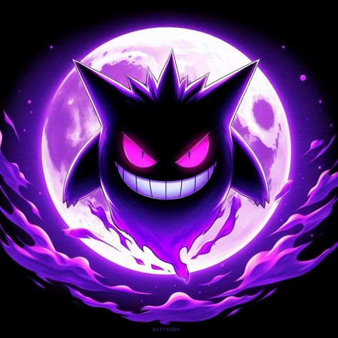 Ghost Type Pokemon, Gengar Pokemon, Pokemon Halloween, Halloween Symbols, Ghost Pokemon, Spooky Costumes, Japan Tattoo Design, Tattoo Style Drawings, Creature Drawings