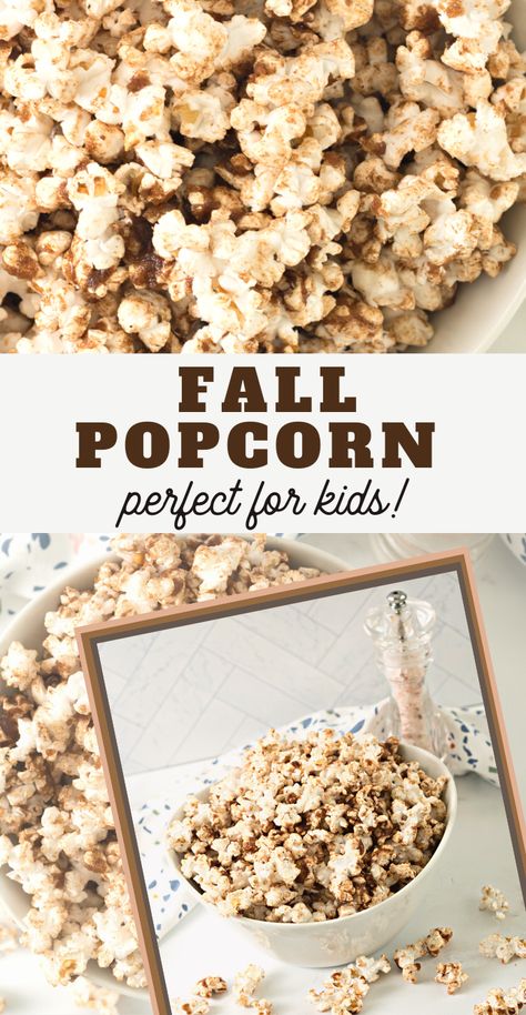 If you're a fan of sweet and crunchy, then this Fall Flavor Popcorn Recipe is perfect! Simple ingredients paired with ease of prep make the perfect snack! Boom Chicka Pop Recipe, Fall Flavored Popcorn, Flavored Popcorn Balls, Dessert Popcorn Recipes, Diy Gourmet Popcorn, Fall Popcorn Snack Mix Recipes, Flavored Popcorn Recipes Sweets, Pumpkin Spice Popcorn, Popcorn Mix Ideas