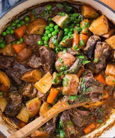 Beef And Vegetable Stew, Hearty Beef Stew, Winter Comfort Food, Cooks Illustrated, Vegetable Stew, Beef Stew Recipe, Different Vegetables, Americas Test Kitchen, Beef Dishes