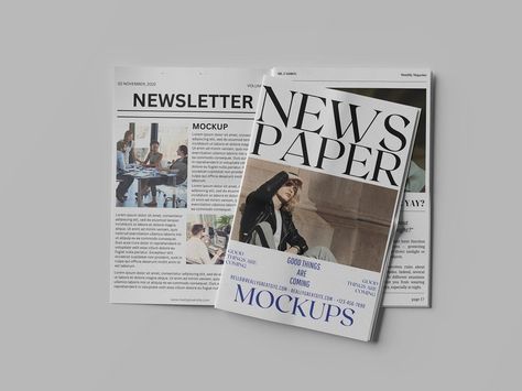 Newspaper Mockup Newspaper Mockup, App Ui, Free Mockup, Mock Up, Newspaper, Mockup