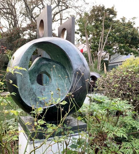 Barbara Hepworth Museum and Sculpture Garden Barbara Hepworth Sculpture Garden, Hepworth Sculpture, Mountain Fortress, Barbara Hepworth Sculpture, 60s Patterns, Famous Sculptures, Barbara Hepworth, Tate Gallery, Garden Steps