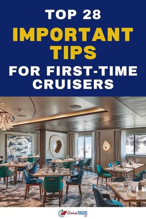 A modern cruise ship dining room with elegant decor and a view of the sea Cruise Preparation, First Time Cruise, Cruise Itinerary, Solo Adventure, Cruise Essentials, Cruise Ports, Enjoy Your Vacation, Best Cruise, Cruise Port