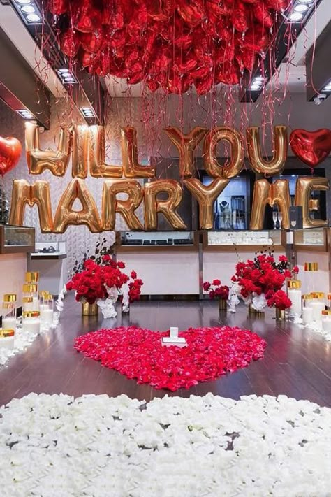 perfect proposals romantic proposals wedding proposals proposal ideas with baloons Proposing Decoration, Will You Marry Me Ideas, Marry Me Ideas Proposals, Marry Me Decorations, Engagement Set Up Ideas, Marry Me Ideas, Proposal Ideas At Home, Wedding Proposal Ideas Engagement, Cute Proposal Ideas