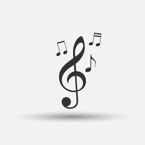 Vector pictograph of music note. note ic... | Premium Vector #Freepik #vector #music-line #music-sign #clef #treble-clef Music Sign, Music Symbol, Nota Musical, Solfege, Music Symbols, Good Morning Roses, Creative Flyers, Treble Clef, Musical Notes