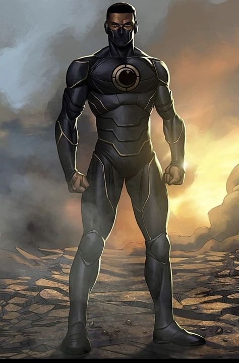 Black Superhero Concept Art, Super Soldier Oc, Superhero Suit Concept Art, Black Superhero Suit, Villian Suits, Black Superhero Oc, Super Hero Oc Character Design, Superhero Art Oc, Superhero Design Oc