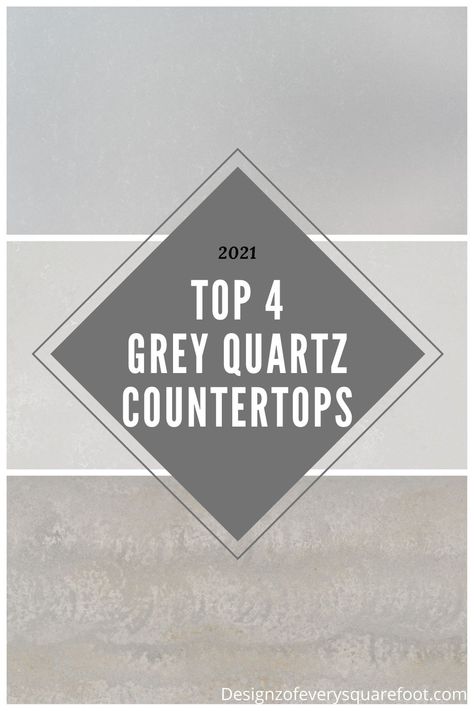 Grey countertops are huge in the market right now! if you are remodeling your kitchen than you HAVE to take a look at these AWESOME new countertop styles! These new styles are absolutely JAWDROPPING!! #countertops #kitchendecor #kitchen #kitchenremodel #countertopideas #counterdesign #modernkitchendesign White And Grey Quartz Countertop Kitchen, Grey Quartz Countertops Kitchen, Top Quartz Countertops, Kitchen Quartz Counters, Quartz Countertops Kitchen, Grey Quartz Countertops, Grey Quartz Countertop, Quantum Quartz, Kitchen Quartz