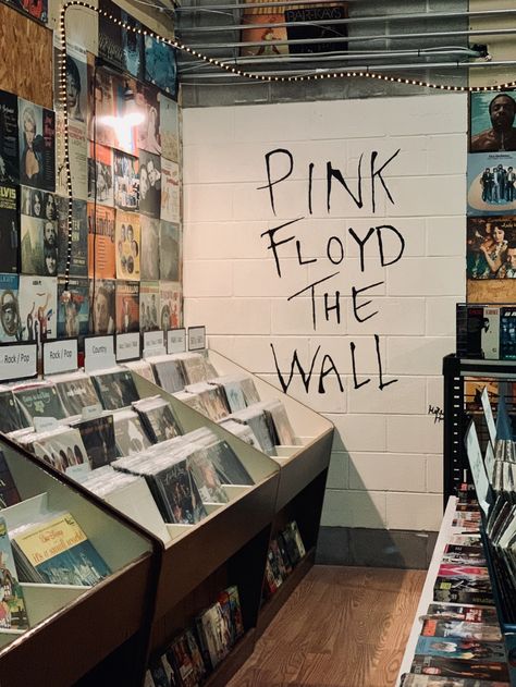 Pink Floyd Aesthetic, Vinyl Shopping, Pink Floyd Wallpaper, 80’s Aesthetic, Dorm Room Posters, Vinyl Shop, Vinyl Aesthetic, Vinyl Photography, Funny Music