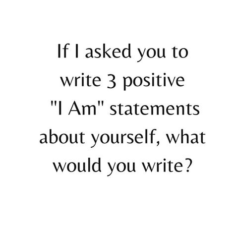 Would you struggle with answering, like I did? It was hard, so for the rest of the week I'm going to challenge myself to write down three positive things about myself daily. #innerselftalk #speakpositivityoveryourlife #selflovejourney #howtoloveyourself #howtostartover #howtofindlove Things I Should Know About Myself, Things I Like About Myself, Things I Should Know, Positive Things, I Am Statements, About Myself, Challenge Me, Finding Love, Self Talk