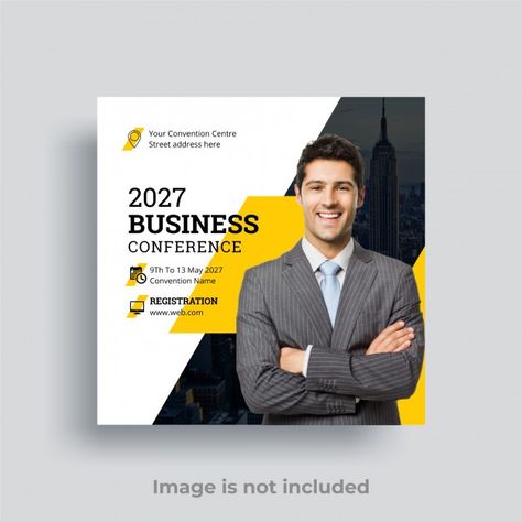 Email Marketing Inspiration, Business Conference, Illustrator Design Tutorial, Marketing Poster, Instagram Template Design, Flyer Design Inspiration, Marketing Flyers, Corporate Identity Design, Business Banner