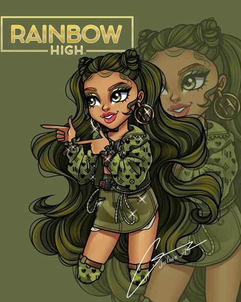 Rainbow High Outfit Ideas, Olivia Woods, Rainbow High Fanart, Rainbow High Olivia Woods, Rainbow High Eliza Mcfee, Rainbow High, Rainbow High Series 5, Rainbow High Gallery, Rainbow High Rainbow Dream