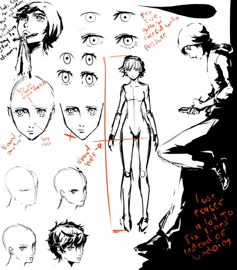 Persona 5 Beta Designs, Persona 5 Reference Sheet, Persona 5 Reference, Shigenori Soejima Art, Persona 5 Concept Art, Persona 5 Oc, Persona 5 Art Book, Shigenori Soejima, Practice Sketches