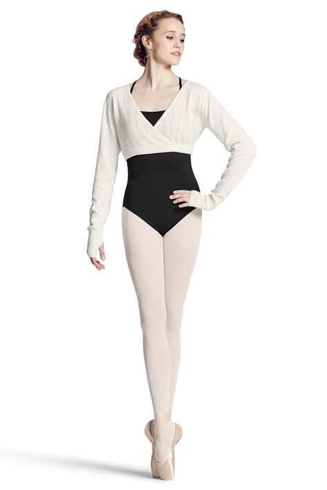 Dance Outfits Ballet, Ballet Outfits, Ballerina Workout, Dance Warm Up, Dance Style Outfits, Ballet Wear, Long Sleeve Cropped Top, Dance Outfits Practice, Dancers Outfit