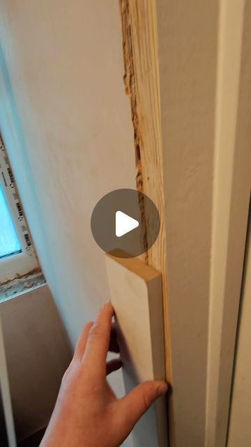 Making Doors, No Architrave Door, Replacing Door Frame, Architrave Door Frames, How To Install A Door Frame, Door Architrave, How To Remove A Door Frame, Install New Door Blank, Install New Wood Door Blank