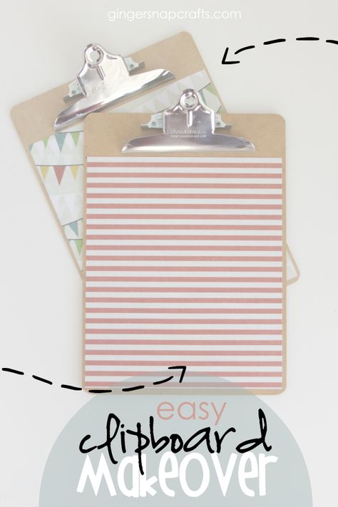 Ginger Snap Crafts: Easy Clipboard Makeover {tutorial} Shabby Chic Classroom Decor, Clipboard Ideas, Clipboard Crafts, 30 Minute Crafts, Diy Baby Boy Clothes, Shabby Chic Classroom, Diy Clipboard, Clipboard Decorating, Wooden Clipboard