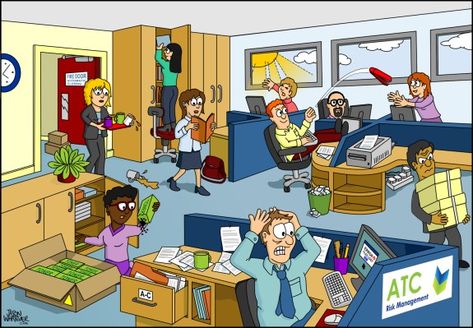 Safety Cartoon, Living Room Cartoon, Office Safety, Safety Posters, Care Worker, Occupational Health, Occupational Health And Safety, Child Care, Risk Management