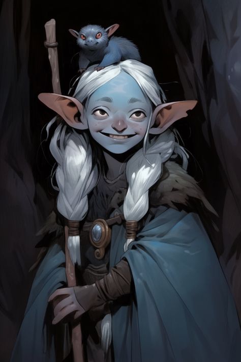 Gnome Dnd, Deep Gnome, Dnd Wizard, Dnd Druid, Female Gnome, Dnd Races, Elf Art, Roleplay Characters, Dungeons And Dragons Game