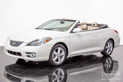 Toyota Convertible, Toyota Solara Convertible, New Car Aesthetic, Affordable Cars, Shifting Items, Pirelli Tires, Toyota Solara, Convertible Car, Car Museum