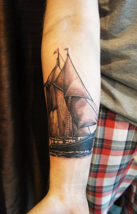 bluenose Bluenose Ship, Toronto Tattoo, Tattoo Toronto, Ship Tattoo, Ink Tattoo, Triangle Tattoo, Tatting, Toronto, I Hope