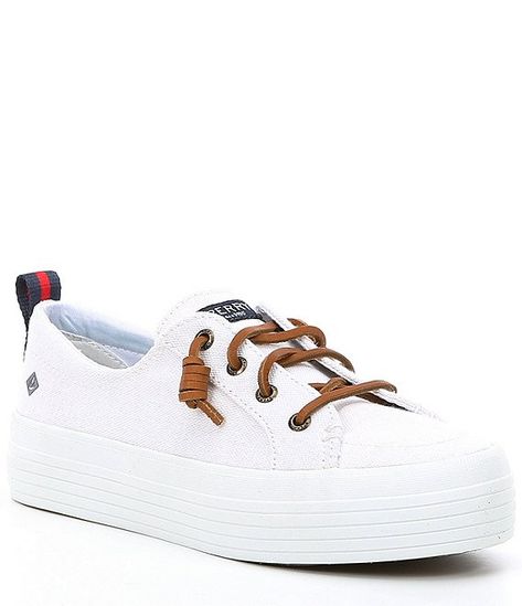 Women's Crest Vibe Triple Platform Sneakers #Sponsored #Vibe, #Paid, #Crest, #Women Platform Sneakers Outfit Summer, Sperry Shoes For Women, Sperrys Women, Sperry Women's, Fashionable Snow Boots, Boating Outfit, Sperry Sneaker, Winter Snow Boots