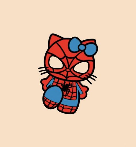 Wallpaper Man, 2023 Drawing, Trippy Iphone Wallpaper, Red Spider, Cartoon Drawing, Pin Image, Spiderman, Hello Kitty, Kitty