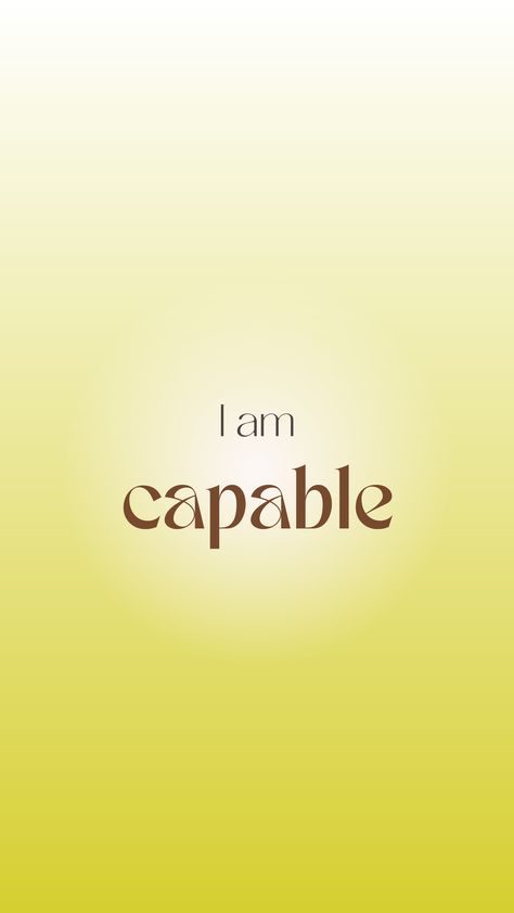 Self Efficacy Quotes, I Am Capable, I Am Powerful, Positive Quotes For Life Motivation Daily Affirmations, Positive Daily Affirmations, I Am Loved, Empowering Affirmations, Powerful Affirmations, Motivational Stories