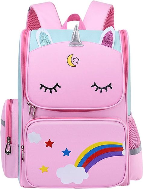 Girls Backpack for School Elementary, Light Weight School Bag for Girls, Kids Backpack Pink Book Bags Pink Bookbag, Cute School Bags, Backpack For School, Light Girls, Girls Backpack, Unicorn Backpack, Kindergarten Books, Girl Backpacks School, Unicorn Girl