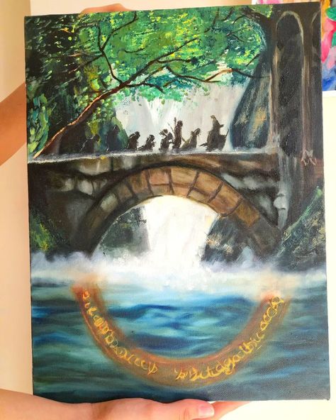 “Not all those who wander are lost.” — Bilbo Baggins Lord of the rings oil painting #art #fypシ #fyp #painting #painting #paintings #paintingoftheday #paintingart #oilpainting #painting🎨 #painting_forever_art #paintingoncanvas #paintingaday #paintinginspiration #canvaspainting #paintingfun #lordoftherings #lotr #lotrpainting @lordoftherings Lord Of The Rings Watercolor Art, Hobbit Painting Acrylic, Lotr Paintings Easy, Lord Of The Rings Oil Painting, Lotr Painting Ideas, Lord Of The Rings Painting Ideas, Nerdy Painting Ideas, Rivendell Painting, Tolkien Watercolor