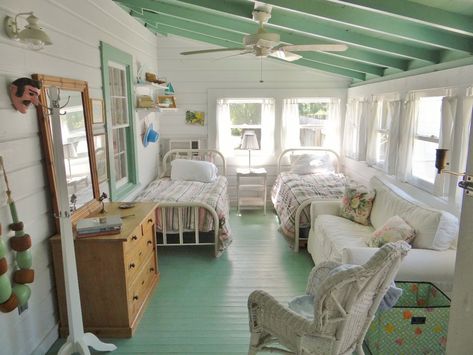 Storybook House, Storybook Homes, Sleeping Porch, Cottage Decorating, Country Cottage Decor, Beach Cottage Decor, Lake Cottage, Beach House Interior, Cottage Interiors