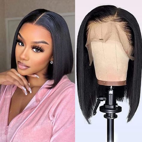 Bob Lace Front Wigs, Amazon Wig, Bad Smell, Straight Bob Wig, Lace Front Wigs Human Hair, Frontal Hair, Straight Bob, Full Lace Frontal, Wig Human Hair