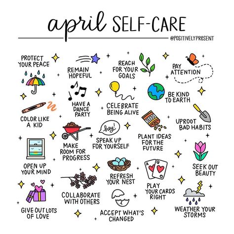 Dani DiPirro | Which ones are you going to check off this month? Now that April is here, I’m so excited to share this new monthly to-do list! (Swipe for… | Instagram April Self Care, Monthly Self Care, Happy June, Glass Half Full, Peer Support, Personal Improvement, Bucket Lists, Colorful Party, Self Care Activities