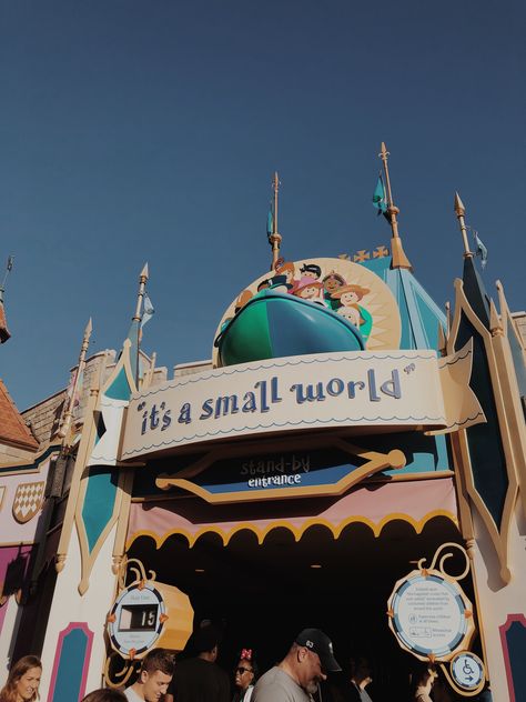 It’s A Small World Its A Small World Tattoos, Its A Small World Disney World, Small World Aesthetic, Small World Disneyland, Its A Small World, It’s A Small World, World Aesthetic, Florida Adventures, Disney 2024