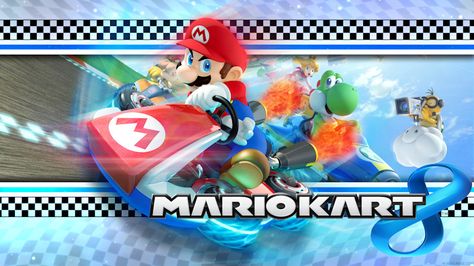 About This Mario Kart 8 Wallpaper Mario Kart another great franchise from Nintendo, i played almost everyone of them except for Mario Kart Super Circuit on the GBA. I’am looking forward too this new installment of Mario Kart and hope to be getting this one soon. Mario Kart 8 is getting a release on the Wii U and the main new feature is anti-gravity. You will be able to ride along walls, and the race course will flip over so will be driving up side down from time to time. The ... Mario Kart Games, Nintendo Mario Kart, Mario Kart Wii, Wii U Games, Kirby Nintendo, مرسيدس بنز, Nintendo Wii U, Video Game Collection, Mario Kart 8