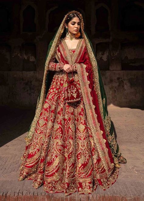 Panel Lehenga, Anand Karaj, Velvet Patchwork, Red Bridal Dress, Latest Bridal Lehenga, Nikkah Dress, Wedding Lehenga Designs, Indian Bride Outfits, Bridal Lehenga Collection