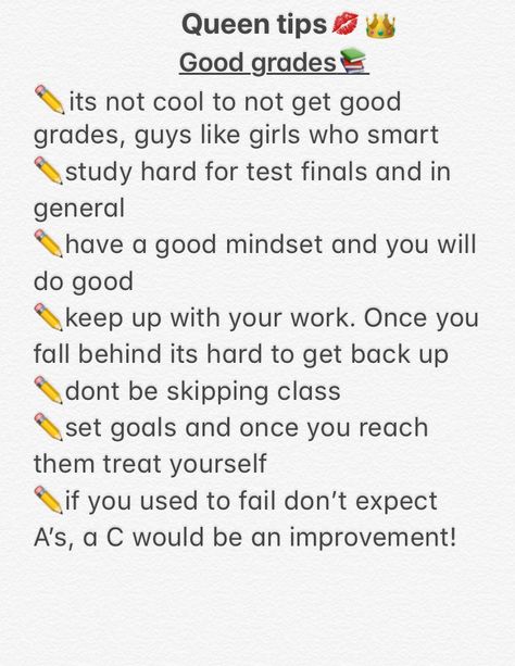 How To Make Good Grades, How To Get Your Grades Up, How To Get Better Grades Middle School, Tips For 8th Grade Middle School, 9th Grade Tips, Highschool Advice, 8th Grade Tips, Middle School Advice, Chem Notes