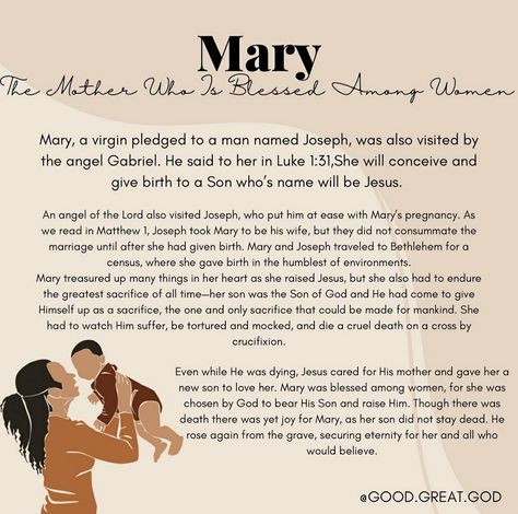 Mary Mother Of Jesus Bible Study, Mothers Of The Bible, Mary In The Bible, Woman Of The Bible, Mothers In The Bible, Bible Character Study, Godly Mother, Mary Jesus Mother, Women In The Bible