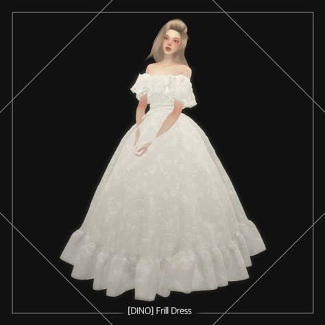 Sims 4 Wedding Dress, Alpha Cc, Royal Clothes, Pelo Sims, Sims 4 Download, Tumblr Sims 4, Sims 4 Gameplay, African Wedding Dress, 파티 드레스