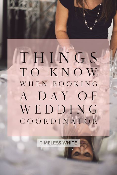 When it comes to planning your wedding, you’ll probably come to the question of whether to book a wedding planner or organise it yourself. If you’re struggling to decide or don’t think a full wedding event planner is within your cost budget, there’s always the option to hire an on the day wedding coordinator to help with final arrangements and ensure everything still runs smoothly. How To Be A Wedding Coordinator, Event Coordinator Checklist, Wedding Day Checklist For Coordinator, Wedding Planner Vs Day Of Coordinator, Timeless White Wedding, Wedding Planner Outfit, Why Hire An Event Planner, Day Of Coordinator, Wedding Planner Business