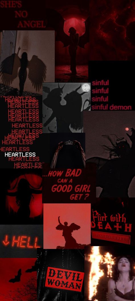 Devil women aesthetic wallpaper Dark Demonic Wallpaper, Villian Wallpaper Aesthetic, Devil Wallpaper Dark, Devil Woman Aesthetic, Devil Aesthetic Wallpaper, Evil Woman Aesthetic, Devilcore Aesthetic, Sophie Core, Devil Wallpaper