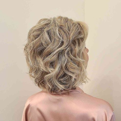 Mother of the Bride Hairstyles: 26 Elegant Looks for 2022 All Down Wedding Hair Medium Length, Mother Of The Bride Hair Naturally Curly, Hair For Mother Of The Bride Mom Style, Hairstyles For Grandmother Of The Bride, Curly Mother Of The Bride Hair, Mid Length Mother Of The Bride Hair, Mother Of The Bride Hairstyles For Short Hair Over 50, Mother Of The Bride Hair 2023, Mother Of Groom Short Hairstyles