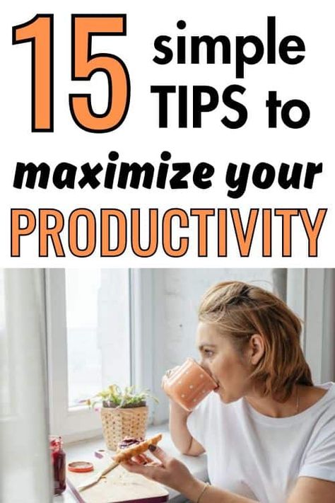 15 Productivity Tips and Tricks to Get More Done - Dividends Diversify Tips To Be Productive, Be More Productive At Home, Productive Day Routine, Productivity Challenge, How To Overcome Laziness, Productive At Work, Home Productivity, Focus At Work, Smart Goal Setting