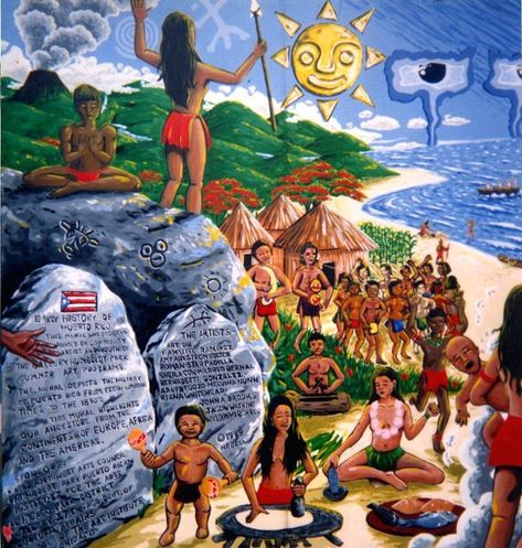 🇵🇷 Boricua Art!! BoricuaShabbyChic! Wepa!! Image Credi Ancestor Connection, Puerto Rico Culture, Afro Boricua, Puerto Rican Art, Puerto Rican Artwork, Taino Indians, Sacred Woman, Puerto Rico History, Puerto Rico Art