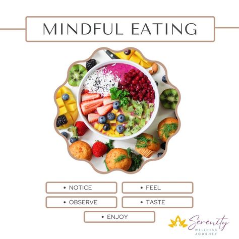 ✨ Mindful Eating: It’s not about restriction, it’s about intention. 🧘‍♀️ When you slow down and truly savor each bite, you reconnect with your body’s natural hunger cues. 🌿 It’s the practice of eating with awareness—honoring your hunger, appreciating the food in front of you, and recognizing when you’re truly satisfied. 💫 Mindful eating isn’t just about what you eat but how you eat. 🥗🍓 Choose foods that nourish your body and soul, reduce stress, and bring you joy. Let’s ditch the guilt and e... Hunger Cues, Eating Photography, Ways To Eat Healthy, Nourish Your Body, Wellness Journey, Mindful Eating, 2025 Vision, What You Eat, Body And Soul