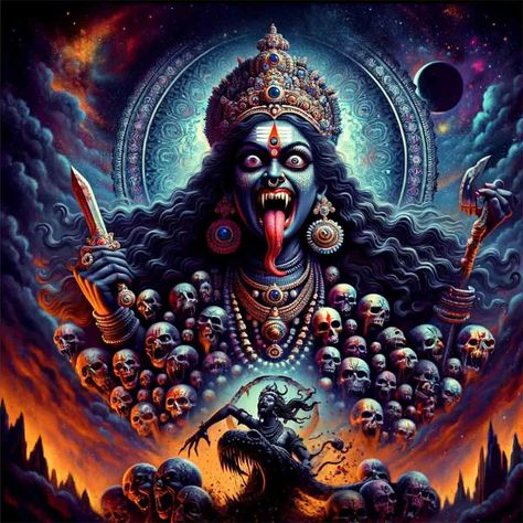 Maa Kali Hd Wallpaper, Maa Kali Picture, Angry Kali Maa, Maa Kali Beautiful Images, Maa Kali Photo, Kali Mantra, Maa Kali Dangerous Photo, Maa Kali Images, Goddess Kali Images