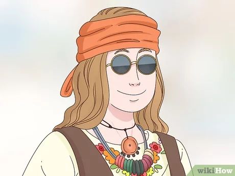 4 Ways to Dress Like You Were in the 1960s - wikiHow 60s Hippy Fashion, 60s Dress Up Day, 60s Costume Diy, Diy 60s Outfit, 60s Costume Women, Easy 60s Outfit, 60s Dress Up Day At School, 60 Style 1960s, 1960s Outfit Ideas 60s Style