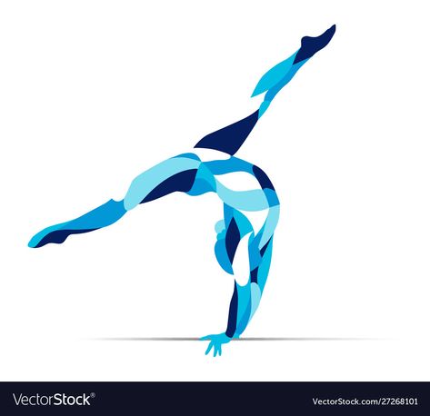 Gymnastics Illustration, Dancer Diet, Stylized Illustration, Line Vector, Young Art, Vector Silhouette, High Res, Gymnastics, Png Images