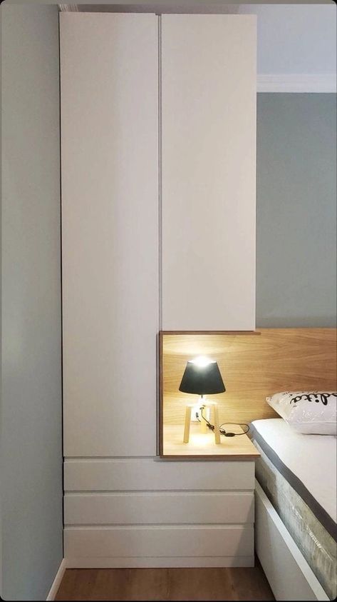 Small Cupboards For Bedroom, Bedroom Wordroab Design, Small Bedroom Cupboard Ideas, Super Tiny Bedroom, Wordroab Design, Small Room Wardrobe Ideas, Small Bedroom Interior, Bedroom Cupboard Designs, Wardrobe Interior Design