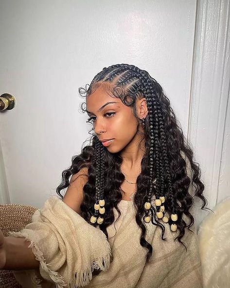 Hairstyles Names, Cabello Afro Natural, Cute Braided Hairstyles, Braided Cornrow Hairstyles, Cute Box Braids Hairstyles, Quick Braided Hairstyles, Protective Hairstyles Braids, Hairstyles Women, Pretty Braided Hairstyles