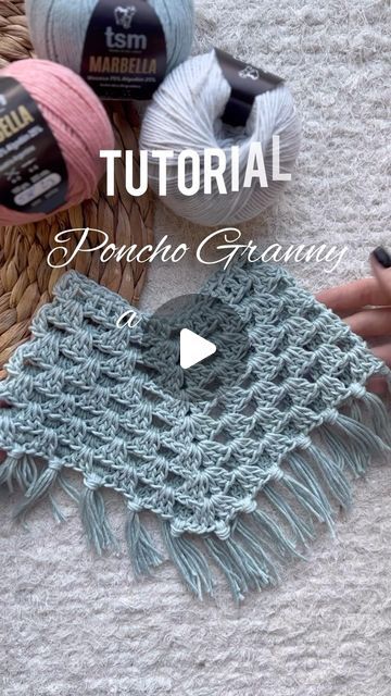 Diy Infinity Scarf, Instagram Tutorial, Crochet Tutorials, Marbella, Crochet Tutorial, Infinity Scarf, Ponchos, Crochet, On Instagram