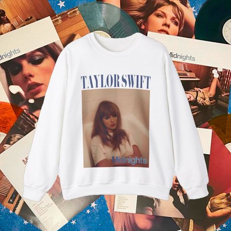 Midnights Sweatshirt, Midnights Era, Taylor Swift Midnights, Cut And Style, Crewneck Sweatshirt, Taylor Swift, Favorite Outfit, Ribbed Knit, Swift