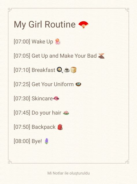 School Morning Routine Girls 🐦‍⬛ Morning Routine Teenage Girl For School, Morning Routine Teenage Girl, Morning Routine School, School Morning, Dream Aesthetic, Morning Routines, Self Improvement Tips, Glow Up?, Girly Girl